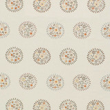 Jessie Embroidery/Grey/Multi 9956-002 by Grey Watkins Designer Fabric SCALAMANDRE WAREHOUSE 50% LINEN 40% COTTON 10% RAYON INDIA LIGHT DUTY Horizontal: 25" and Vertical: 26" 52" - Swanky Fabrics -
