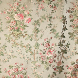 La Belle Jardiniere/Cream Rose 2866-011 by Old World Weavers Designer Fabric SUPPLIERS WAREHOUSE EUROPE 100% SILK ITALY MEDIUM DUTY Horizontal: 51.25" and Vertical: 27.75" 55.5" - Swanky Fabrics -