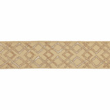 Lattice Tape/Camel T3295-003 by Scalamandre Trim Designer Trim SCALAMANDRE WAREHOUSE 70% COTTON 30% VISCOSE INDIA LIGHT DUTY Horizontal: 3.75" and Vertical: 2.75" - Swanky Fabrics -