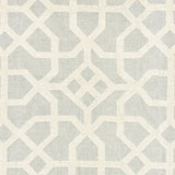 Linen Lattice/Mineral & Greige 27149-002 by Scalamandre Designer Fabric SCALAMANDRE WAREHOUSE 89% LINEN 9% VISCOSE 2% NYLON INDIA LIGHT DUTY Horizontal: 23" and Vertical: 25" 53" - Swanky Fabrics -