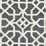 Linen Lattice/Indigo & Greige 27149-005 by Scalamandre Designer Fabric SCALAMANDRE WAREHOUSE 89% LINEN 9% VISCOSE 2% NYLON INDIA LIGHT DUTY Horizontal: 23" and Vertical: 25" 53" - Swanky Fabrics -