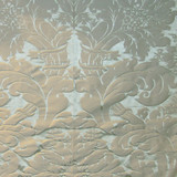 Lombardy/Celadon 1155-006 by Grey Watkins Designer Fabric SCALAMANDRE WAREHOUSE 75% COTTON 25% SILK ITALY MEDIUM DUTY Horizontal: 25.5" and Vertical: 26" 51" - Swanky Fabrics -