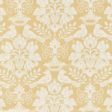 Love Bird/Beige 1098MM-002 by Scalamandre Designer Fabric SCALAMANDRE WAREHOUSE 100% SILK INDIA LIGHT DUTY Horizontal: 16" and Vertical: 13" 55" - Swanky Fabrics -