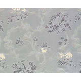Mallorcan Garden/Pewter HA83-002 by Old World Weavers Designer Fabric SCALAMANDRE WAREHOUSE 58% COTTON 26% SILK 16% ACRYLIC INDIA LIGHT DUTY Horizontal: 36" and Vertical: 26.25" 52.5" - Swanky Fabrics -