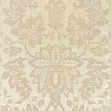 Metalline Damask/Champagne 27136-001 by Scalamandre Designer Fabric SCALAMANDRE WAREHOUSE 56% LINEN 24% POLYESTER 20% SILK INDIA MEDIUM DUTY Horizontal: 38.625" and Vertical: 27" 54.5" - Swanky Fabrics -