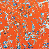 Nanjing/Mandarin 16552-004 by Scalamandre Designer Fabric SCALAMANDRE WAREHOUSE 100% COTTON UNITED KINGDOM LIGHT DUTY Horizontal: 36.25" and Vertical: 27" 54" - Swanky Fabrics -
