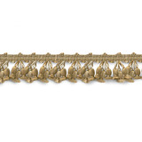 Newport Tassel Fringe/White, Fawn, Taupe FT1103-001 by Scalamandre Trim Designer Trim SCALAMANDRE WAREHOUSE 100% SILK CHINA LIGHT DUTY Horizontal: and Vertical: 2" - Swanky Fabrics -