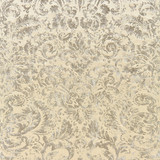 Palladio Velvet Damask/Antique Silver 16592-001 by Scalamandre Designer Fabric SCALAMANDRE WAREHOUSE 60% VISCOSE 40% COTTON ITALY HEAVY DUTY Horizontal: 31.5" and Vertical: 26.75" 54" - Swanky Fabrics -