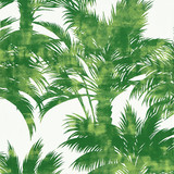 Palm Print/Palm 16610-003 by Grey Watkins Designer Fabric SCALAMANDRE WAREHOUSE 55% LINEN 45% COTTON ITALY LIGHT DUTY Horizontal: 36.5" and Vertical: 27.5" 55" - Swanky Fabrics -