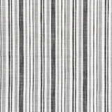 Pembroke Stripe/Charcoal 27116-005 by Scalamandre Designer Fabric SCALAMANDRE WAREHOUSE 100% COTTON INDIA LIGHT DUTY Horizontal: and Vertical: 4" 54" - Swanky Fabrics -