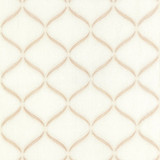 Rondure Embroidery/Bisque 27074-001 by Scalamandre Designer Fabric SCALAMANDRE WAREHOUSE 54% VISCOSE 46% LINEN INDIA LIGHT DUTY Horizontal: 7.75" and Vertical: 7" 55" - Swanky Fabrics -