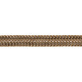 Selena Gimp Braid/Burnished Gold V1240-005 by Scalamandre Trim Designer Trim SCALAMANDRE WAREHOUSE 47% RAYON 29% COTTON 15% POLYESTER|5% POLYAMIDE 4% LUREX CHINA LIGHT DUTY Horizontal: and Vertical: 1" - Swanky Fabrics -