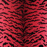 Tigre/Reds & Black 26167MMA-003 by Scalamandre Designer Fabric SCALAMANDRE WAREHOUSE 69% VISCOSE 18% POLYESTER 13% COTTON USA MEDIUM DUTY Horizontal: 30.5" and Vertical: 24.75" 48.5" - Swanky Fabrics -