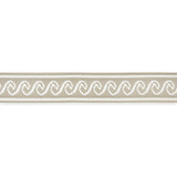 Wave Tape/Linen T3313-001 by Scalamandre Trim Designer Trim SCALAMANDRE WAREHOUSE 100% POLYOLEFIN UNITED KINGDOM HEAVY DUTY Horizontal: 1.125" and Vertical: 2.375" - Swanky Fabrics -