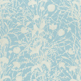 Wildflower/Morning Sky 16623-002 by Grey Watkins Designer Fabric SCALAMANDRE WAREHOUSE 100% COTTON SWITZERLAND MEDIUM DUTY Horizontal: 34.6" and Vertical: 26" 53.5" - Swanky Fabrics -