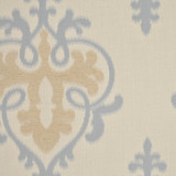 A0300 Blue Beige by RM CoCo Designer Fabric Blue Smoke 98% Rayon 2% Polyester 12000 Horizontal: 13.5 and Vertical: 22.63 54 - Swanky Fabrics -