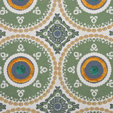 A0487 Panna Green by RM CoCo Designer Fabric Bollywood 65% COTTON 35% VISCOSE RAYON Horizontal: 13 and Vertical: 12.75 54 - Swanky Fabrics -
