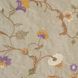 U236 578 by RM CoCo Designer Fabric Shades of the Tide 100% Silk Horizontal: 12.7 and Vertical: 12.9 51 - Swanky Fabrics -