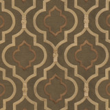 Farley Fog by RM CoCo Designer Fabric Comedy Club 100% Polyelster Emb: 100% Rayon 3000 Horizontal: 5.75 and Vertical: 6.25 54 - Swanky Fabrics -