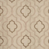 Farley Bone by RM CoCo Designer Fabric 100% Polyelster Emb: 100% Rayon 3000 Horizontal: 5.75 and Vertical: 6.25 54 - Swanky Fabrics -