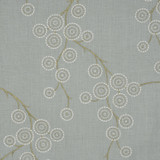 Zooey Meadow Mist by RM CoCo Designer Fabric Open Mic 100% Linen Horizontal: 12.79 and Vertical: 15.75 50 - Swanky Fabrics -