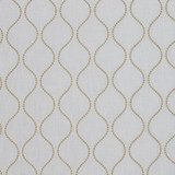 Pearl Strands Cream/Mocha by RM CoCo Designer Fabric Window Dressing 100% POLYESTER Horizontal: 6 and Vertical: 8 53 - Swanky Fabrics -