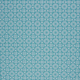 Hunan Trellis Capri Blue by RM CoCo Designer Fabric Finishing Touches Vol 4 65% Cotton 35% Polyester 39000 Horizontal: 3.5 and Vertical: 3.5 57 - Swanky Fabrics -