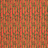 Bamboo Garden Io Coral by RM CoCo Designer Fabric Veranda 100% Polyester 150000 Horizontal: 6.5 and Vertical: 13 56 - Swanky Fabrics -