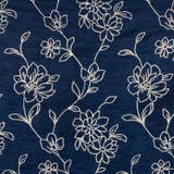 Spring Delight Cobalt by RM CoCo Designer Fabric Inspired Living Vol 16 81% Polyester 19% Cotton Horizontal: 17.323 and Vertical: 18.701 54 - Swanky Fabrics -