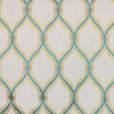 Watershed Trellis Seaglass by RM CoCo Designer Fabric Inspired Living Vol 17 52% Polyester 48% Cotton Horizontal: 6.875 and Vertical: 12 54 - Swanky Fabrics -