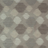 Argyle Driftwood by RM CoCo Designer Fabric Prive Vol 4 97% Polyester 3% Cotton Horizontal: 12.63 and Vertical: 13.38 54 - Swanky Fabrics -