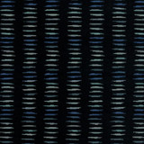Argyle Stripe Midnight by RM CoCo Designer Fabric Prive Vol 3 97% Polyester 3% Cotton Horizontal: 25.5 and Vertical: 5.38 54 - Swanky Fabrics -
