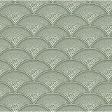 Feather Fan Crm On Olv by Cole & Son Designer Fabric COLE & SON CONTEMPORARY FABRICS VISCOSE - 77%;POLYESTER - 23% Italy HEAVY Horizontal: 7 and Vertical: 4 55.7 - Swanky Fabrics -