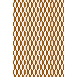 Tile Drk Gingr Crm by Cole & Son Designer Fabric COLE & SON CONTEMPORARY FABRICS VISCOSE - 77%;POLYESTER - 23% Italy HEAVY Horizontal: 1.38 and Vertical: 3.5 54.7 - Swanky Fabrics -
