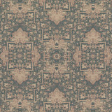 Faded Tapestry Blue/Stone by Mulberry Designer Fabric