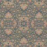 Faded Tapestry Blue/Stone by Mulberry Designer Fabric MODERN COUNTRY I COTTON - 75%;ACRYLIC - 18%;NYLON - 7% Italy - Horizontal: 27.58 and Vertical: 46.492 55.16 - Swanky Fabrics -