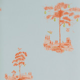 Pear Tree Sunsetorange by Kravet Couture Designer Wallcovering