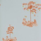 Pear Tree Sunsetorange by Kravet Couture Designer Wallcovering ANDREW MARTIN KIT KEMP WOOD PULP - 45%;BINDER - 20%;MINERAL FILLERS - 20%;POLYESTER - 15% United Kingdom - Horizontal: 10.5 and Vertical: 11.5 27 - Swanky Fabrics -