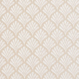 2659 Linen/Fan by Charlotte Designer Fabric Uptown Jacquards VI 100% Woven Polyester Asia Exceeds 70,000 Wyzenbeek Rubs (Heavy Duty) Horizontal: 1.75" x Vertical: 1.5" 54 Inches - Swanky Fabrics -