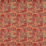 3572 Pottery by Charlotte Designer Fabric Decorative Durables XII 100% Woven Polyester Made In USA Exceeds 150,000 Wyzenbeek Rubs (Heavy Duty) Horizontal: 9.5 x Vertical: 5" 54 Inches - Swanky Fabrics -