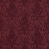5518 Wine/Pineapple by Charlotte Designer Fabric Enchanted Gardens 75% Cotton, 25% Polyester Asia Exceeds 70,000 Wyzenbeek Rubs (Heavy Duty) Horizontal: 7.0" x Vertical: 7.5" 54 Inches - Swanky Fabrics -