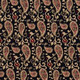 5841 Port Paisley by Charlotte Designer Fabric Classic Patterns 52% Polyester, 48% Cotton Made In USA Exceeds 160,000 Wyzenbeek Rubs (Heavy Duty) Horizontal: 3" X Vertical: 4.75" 54 Inches - Swanky Fabrics -