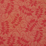6630 Ruby/Vine by Charlotte Designer Fabric Outdoor/Indoor Oasis III 100% Woven Polyester Made In USA Exceeds 48,000 Wyzenbeek Rubs (Heavy Duty) Horizontal: 29.0" x Vertical: 29.0" 54 Inches - Swanky Fabrics -