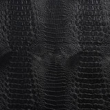 7279 Black by Charlotte Designer Fabric Exotics 100% Virgin Vinyl, 34oz. Asia Exceeds 200,000 Wyzenbeek Rubs (Heavy Duty) Horizontal: 10.5" x Vertical: 10.5" 54 Inches - Swanky Fabrics -