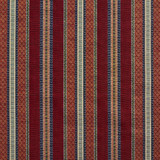 1985 Merlot Stripe by Charlotte Designer Fabric Tapestry Classics 70% Polyester, 30% Cotton Asia Exceeds 45,000 Wyzenbeek Rubs (Heavy Duty) Horizontal: 7.25" 54 Inches - Swanky Fabrics -