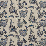 1191 Persian Blue by Charlotte Designer Fabric Ring Book Page #3A 39% Cotton, 38% Polyester, 23% Olefin Canada Exceeds 100,000 Wyzenbeek Rubs (Heavy Duty) Horizontal: 14" x Vertical: 7" 54 Inches - Swanky Fabrics -