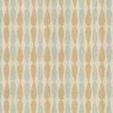 Ikat Drops Aqua by Groundworks Designer Fabric ALLEGRA HICKS II COLLECTION VISCOSE - 60%;LINEN - 26%;NYLON - 7%;POLYESTER - 7% Italy MEDIUM Horizontal: 9 and Vertical: 12 55 - Swanky Fabrics -
