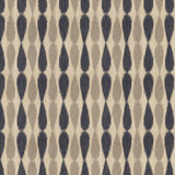 Ikat Drops Midnight by Groundworks Designer Fabric ALLEGRA HICKS II COLLECTION VISCOSE - 60%;LINEN - 26%;NYLON - 7%;POLYESTER - 7% Italy MEDIUM Horizontal: 9 and Vertical: 12 55 - Swanky Fabrics -
