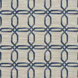 R140 Cobalt by Charlotte Designer Fabric Ring Book Page #24B 100% Woven Polyester Asia Exceeds 70,000 Wyzenbeek Rubs (Heavy Duty) Horizontal: 3.5" x Vertical: 3.25" 54 Inches - Swanky Fabrics -