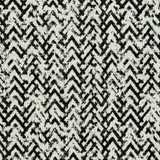 CB800-116 by Charlotte Designer Fabric Black & White 100% Woven Polyester Asia Exceeds 30,000 Wyzenbeek Rubs (Heavy Duty) Horizontal: 7" x Vertical: 7" 54 Inches - Swanky Fabrics -